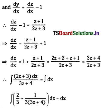 TS Inter 2nd Year Maths 2B Solutions Chapter 8 Differential Equations Ex 8(d) 1