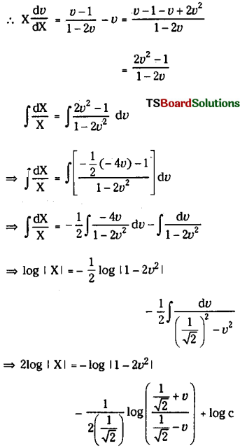 TS Inter 2nd Year Maths 2B Solutions Chapter 8 Differential Equations Ex 8(d) 15