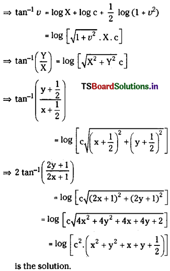 TS Inter 2nd Year Maths 2B Solutions Chapter 8 Differential Equations Ex 8(d) 18