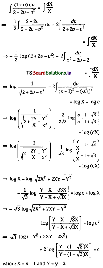 TS Inter 2nd Year Maths 2B Solutions Chapter 8 Differential Equations Ex 8(d) 20