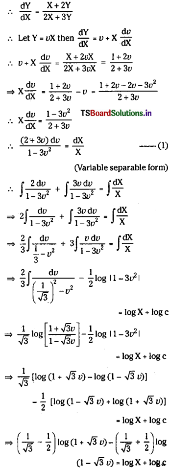 TS Inter 2nd Year Maths 2B Solutions Chapter 8 Differential Equations Ex 8(d) 21