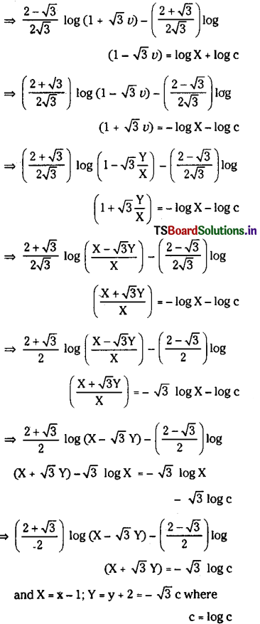 TS Inter 2nd Year Maths 2B Solutions Chapter 8 Differential Equations Ex 8(d) 22