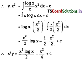 TS Inter 2nd Year Maths 2B Solutions Chapter 8 Differential Equations Ex 8(e) 1
