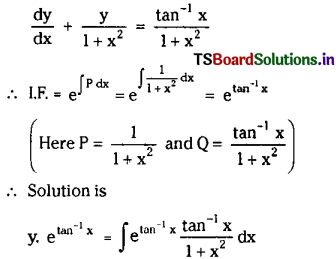 TS Inter 2nd Year Maths 2B Solutions Chapter 8 Differential Equations Ex 8(e) 4