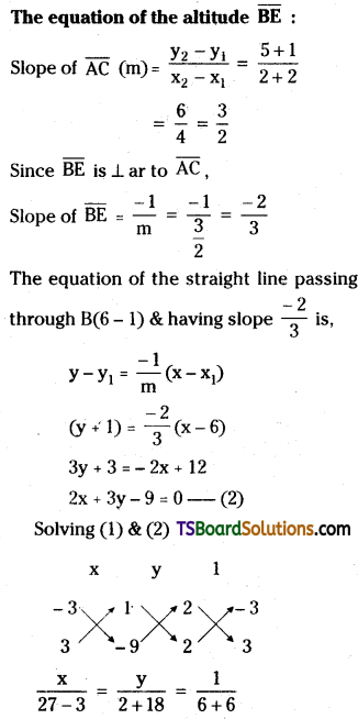 TS Inter First Year Maths 1B Straight Lines Important Questions Long Answer Type DTP Q22.1