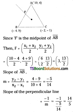TS Inter First Year Maths 1B Straight Lines Important Questions Long Answer Type Some more Q10.3