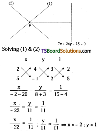 TS Inter First Year Maths 1B Straight Lines Important Questions Short Answer Type Q14