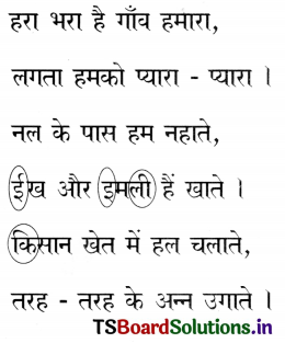 TS 6th Class Hindi Guide 2nd Lesson हमारा गाँव 5