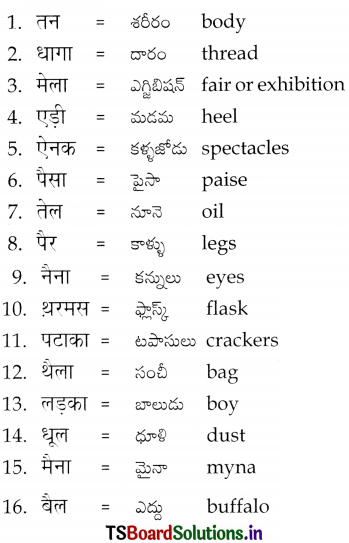 TS 6th Class Hindi Guide 5th Lesson मेरा परिवार 22