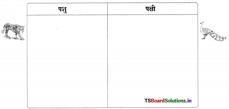 TS 6th Class Hindi Guide 6th Lesson चिड़ियाघर 13