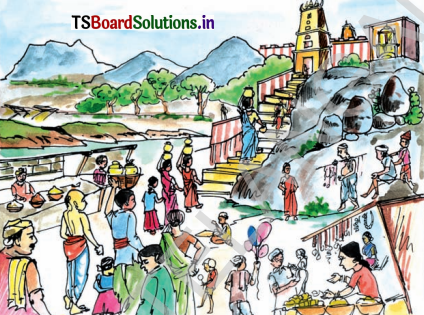 TS 7th Class Telugu 8th Lesson Questions and Answers Telangana గ్రామాలలోని వేడుకలు క్రీడావినోదాలు 1