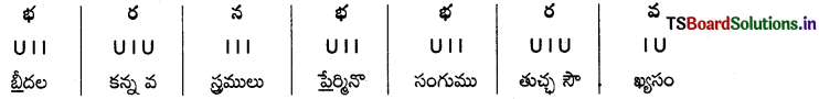 TS 8th Class Telugu 5th Lesson Questions and Answers Telangana శతక సుధ 11