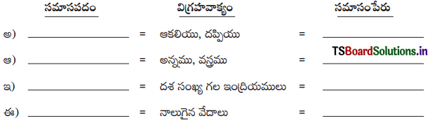 TS 8th Class Telugu 5th Lesson Questions and Answers Telangana శతక సుధ 2