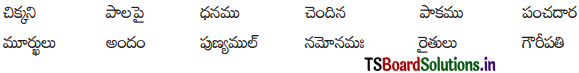 TS 8th Class Telugu 5th Lesson Questions and Answers Telangana శతక సుధ 5