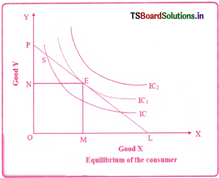 Theory of Consumer Behaviour Questions and Answers AP Inter 1st Year Economics Chapter 2 3