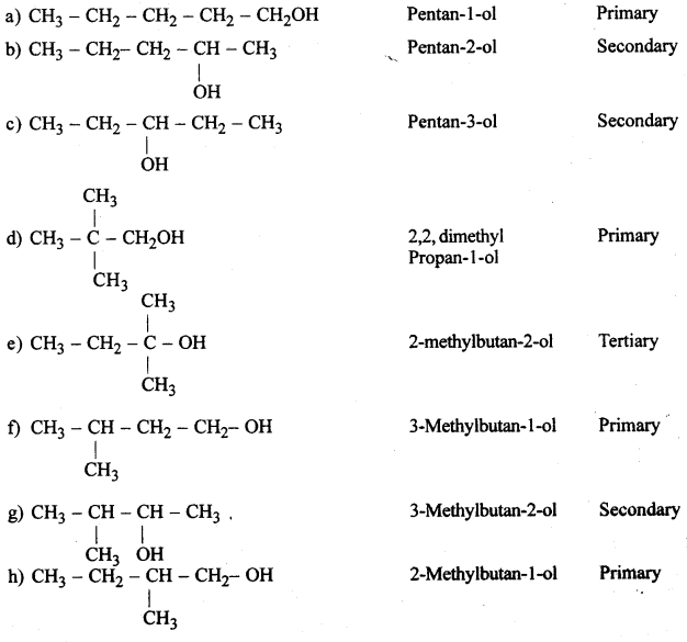 Alcohols, Phenols and Ethers Questions and Answers AP Inter 2nd Year Chemistry Chapter 7 21