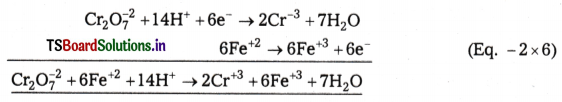 Redox Reactions Questions and Answers AP Inter 1st Year Chemistry Chapter 7-9
